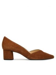 HÖGL Czółenka 0-184502-91000 Brązowy. Brązowe czółenka Högl, bez wzorów, ze skóry, bez obcasa, bez zapięcia. Za 699.99 zł.