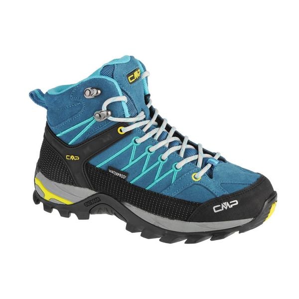 Buty trekkingowe damskie, CMP Rigel Mid. Czerwone buty trekkingowe CMP, z materiału, bez zapięcia. Za 366.66 zł.