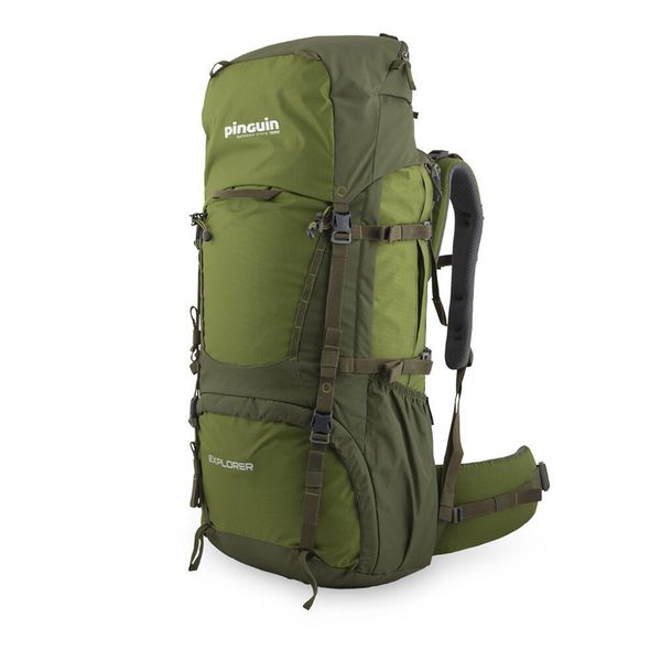 Plecak wyprawowy Pinguin Explorer 100. Zielone plecaki PINGUIN, bez wzorów, bez dodatków. Za 849.99 zł.