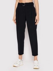 Boss Spodnie materiałowe Tapia 50438985 Czarny Regular Fit. Czarne spodnie materiałowe Boss, bez wzorów, z materiału. Za 629.99 zł.