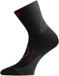 Skarpety merino TNW. Czerwone skarpetki LASTING, bez wzorów, z elastanu. Za 58.00 zł.