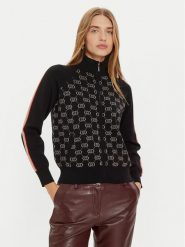 Liu Jo Sport Kardigan TF4224 MS63L Czarny Regular Fit. Czarne swetry Liu Jo Sport, l, bez wzorów, z syntetyku, sportowe, bez ramiączek. Za 469.99 zł.