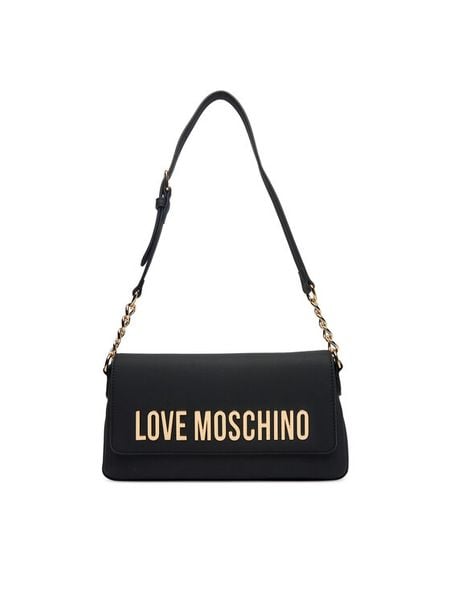 LOVE MOSCHINO Torebka JC4109PP1OKD0000 Czarny. Czarne torebki klasyczne Love Moschino, bez wzorów, ze skóry, bez dodatków. Za 809.99 zł.