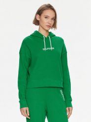 Tommy Hilfiger Bluza UW0UW04996 Zielony Regular Fit. Zielone bluzy Tommy Hilfiger, xl, bez wzorów, z bawełny, bez kaptura. Za 209.99 zł.