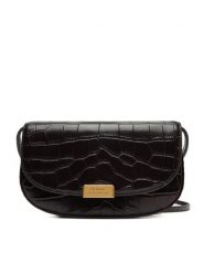 Tommy Hilfiger Torebka Party Le Mini Crossover Croc AW0AW18203 Brązowy. Brązowe listonoszki Tommy Hilfiger, bez wzorów, ze skóry, bez dodatków. Za 609.99 zł.