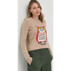 Weekend Max Mara sweter wełniany damski lekki. Swetry Weekend Max Mara, l, bez wzorów, z dzianiny, bez ramiączek. Za 879.99 zł.
