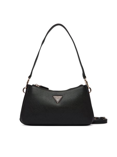 Guess Torebka Noelle II Mini HWZG96 72730 Czarny. Czarne torebki klasyczne Guess, z aplikacjami, ze skóry, bez dodatków. Za 589.99 zł.