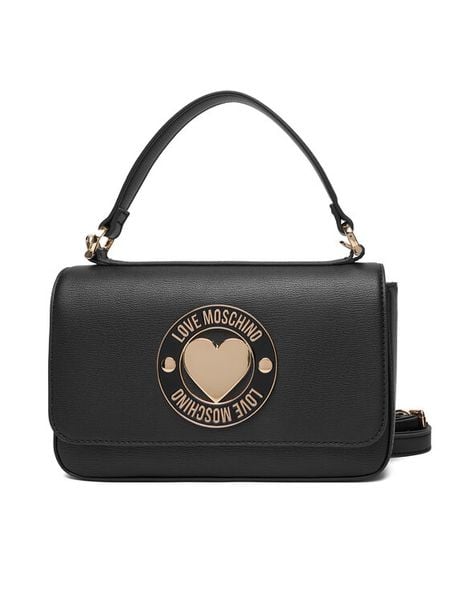 LOVE MOSCHINO Torebka JC4367PP0NKG0000 Czarny. Czarne torebki klasyczne Love Moschino, bez wzorów, ze skóry, bez dodatków. Za 739.99 zł.