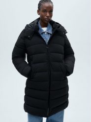 Mango Kurtka puchowa Bego 87010346 Czarny Regular Fit. Czarne kurtki Mango, xs, bez wzorów, z puchu, bez kaptura. Za 399.99 zł.