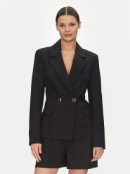 Guess Marynarka 5GGN24 7311A Czarny Regular Fit. Czarne marynarki i żakiety Guess, z aplikacjami, z bawełny, bez ramiączek. Za 619.99 zł.