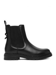 Lasocki Sztyblety CEO-WI16-TIBILISI-03 Czarny. Czarne botki Lasocki, bez wzorów, ze skóry, bez obcasa, na płaskiej podeszwie, bez zapięcia. Za 259.99 zł.