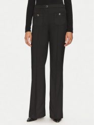 Morgan Spodnie materiałowe 251-PFLAC.F Czarny Bootcut Fit. Czarne spodnie materiałowe Morgan, bez wzorów, z materiału. Za 199.99 zł.