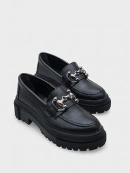 Trendyol Mokasyny w kolorze czarnym rozmiar: 37. Czarne mokasyny Trendyol, bez wzorów. Za 121.99 zł.