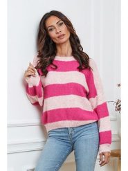 So Cachemire Sweter "Bech" w kolorze jasnoróżowo-różowym rozmiar: S. Różowe swetry So Cachemire, s, bez wzorów, z kaszmiru, bez ramiączek. Za 170.47 zł.