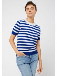 Rodier Kaszmirowy sweter w kolorze bialo-niebieskim rozmiar: 38. Białe swetry Rodier, bez wzorów, z kaszmiru, klasyczne, bez ramiączek. Za 458.95 zł.