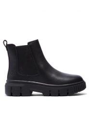 Timberland Sztyblety Greyfield Chelsea TB0A5ZCG0011 Czarny. Czarne botki Timberland, bez wzorów, ze skóry, bez obcasa, na płaskiej podeszwie, bez zapięcia. Za 399.99 zł.