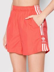 Adidas Szorty sportowe 3-Stripes HF7454 Różowy Regular Fit. Czerwone szorty sportowe adidas, bez wzorów, z syntetyku. Za 159.99 zł.