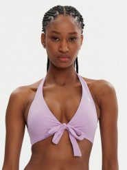 Guess Góra od bikini E5GJ55 LY00K Fioletowy. Fioletowe bikini Guess, z aplikacjami, z syntetyku. Za 219.99 zł.