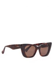 Max Mara Okulary przeciwsłoneczne Glimpse5 MM0099 52E Brązowy. Brązowe okulary przeciwsłoneczne Max Mara, bez wzorów, z tworzywa sztucznego, plastikowe. Za 679.99 zł.