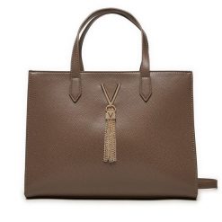 Torebka Valentino. Brązowe torebki klasyczne Valentino, bez wzorów, klasyczne, bez dodatków. Za 299.99 zł.