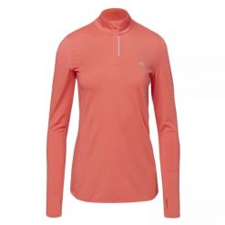 Bluza damska Martes Essentials Lady Runlo - koralowa, Rozmiar M. Pomarańczowe bluzy bez kaptura MARTES ESSENTIALS, m, bez wzorów, z elastanu, bez kaptura, na fitness i siłownię. Za 54.99 zł.
