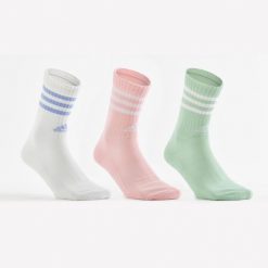 Skarpety sportowe tenis ADIDAS wysokie 3 pary. Białe skarpetki adidas, bez wzorów, z bawełny. Za 69.99 zł.