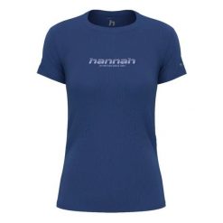 Koszulka damska Hannah Saffi II. Niebieskie t-shirty sportowe Hannah, bez wzorów, z materiału, bez ramiączek, trekkingowe. Za 158.85 zł.