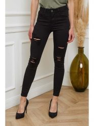 Joséfine Dżinsy "Livnat" - Skinny fit - w kolorze czarnym rozmiar: L. Czarne jeansy Joséfine, l, bez wzorów, klasyczne. Za 162.87 zł.