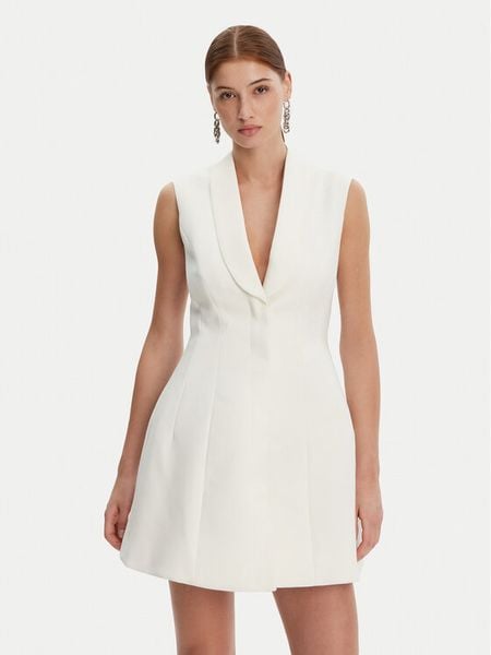 Bardot Sukienka koktajlowa 59724DB Écru Regular Fit. Sukienki Bardot, bez wzorów, z syntetyku, wizytowe, bez kołnierzyka, bez ramiączek. Za 399.99 zł.