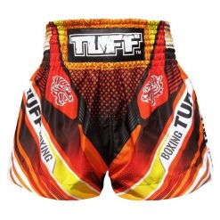 Spodenki treningowe TUFF Red With Double Tiger. Czarne szorty sportowe TUFF, bez wzorów. Za 149.00 zł.