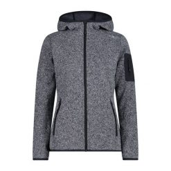 Bluza damska turystyczna CMP 3H19826. Szare bluzy bez kaptura CMP, l, bez wzorów, bez kaptura, trekkingowe. Za 297.50 zł.
