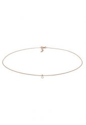 Elli Damski wisiorek choker Geo z kamieniem księżycowym, srebro 925 Sterling Silver Naszyjniki 1 ct. Szare naszyjniki Elli, z materiału, z kamieniem księżycowym, srebrne. Za 283.99 zł.