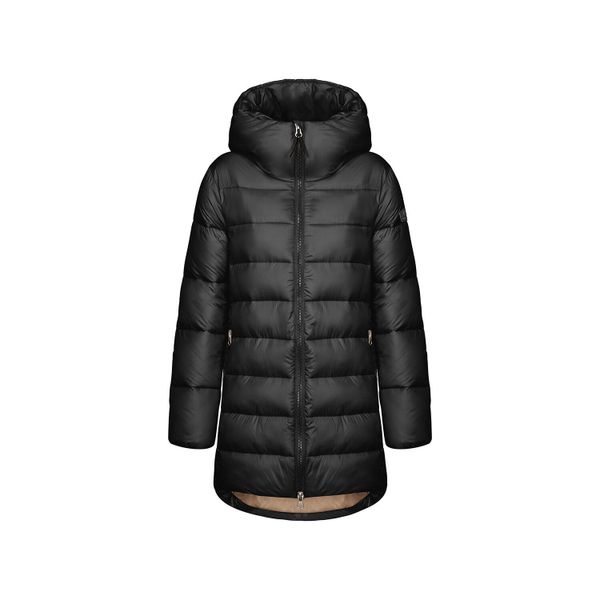 Płaszcz damski LUMBERJACK ZEPHYR. Czarne płaszcze Lumberjack, bez wzorów, z poliesteru, bez kaptura. Za 349.99 zł.