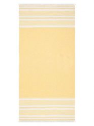 Egeria Chusta hammam "Pestemal" w kolorze biało-żółtym rozmiar: 80x180 cm. Białe chusty Egeria, bez wzorów, z bawełny. Za 37.30 zł.