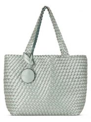 Ilse Jacobsen Dwustronny shopper bag w kolorze zielono-błękitnym - 46 x 32 cm rozmiar: onesize. Niebieskie shopper bag Ilse Jacobsen, bez wzorów, z materiału, na ramię, bez dodatków. Za 86.99 zł.