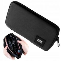 Saszetka rowerowa Rockbros 0,15l na telefon, klucze i portfel. Czarne nerki i saszetki ROCKBROS, bez wzorów, z materiału. Za 54.99 zł.