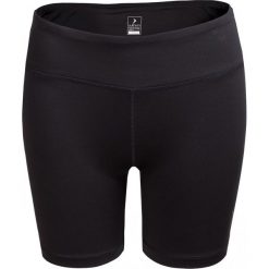 Spodenki treningowe damskie SKDF601 - czarny - Outhorn. Czarne szorty sportowe Outhorn, bez wzorów, z materiału. Za 39.99 zł.