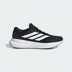 Buty RUNFALCON 6. Białe buty treningowe adidas, bez wzorów, z gumy, bez zapięcia, do biegania. Za 259.00 zł.