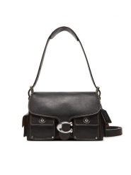 Coach Torebka CU124 LHBLK Czarny. Czarne torebki klasyczne Coach, bez wzorów, ze skóry, bez dodatków. Za 2,539.00 zł.