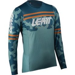 Bluza rowerowa damska Leatt Jersey MTB Gravity 4.0. Niebieskie bluzy LEATT, s, bez wzorów, z jersey, bez kaptura, rowerowe. Za 266.99 zł.