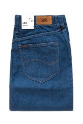 SPÓDNICA JEANSOWA LEE MOM SKIRT RINSE L38MRE36 112108265. Niebieskie spódnice Lee, l, bez wzorów, z jeansu, ołówkowe. W wyprzedaży za 49.99 zł.
