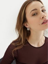 Guess Kolczyki JUBE05 036JW Srebrny. Szare kolczyki Guess, metalowe. Za 209.99 zł.