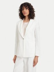 Maryley Marynarka 26EB187/43VA Kremowy Regular Fit. Białe marynarki i żakiety Maryley, m, bez wzorów, z syntetyku, bez ramiączek. Za 409.99 zł.