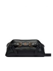 Tommy Hilfiger Torebka Th Buckle Micro Crossover AW0AW19511 Czarny. Czarne listonoszki Tommy Hilfiger, bez wzorów, ze skóry, bez dodatków. Za 409.99 zł.