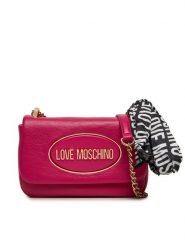 LOVE MOSCHINO Torebka JC4032PP1LLE162A Różowy. Czerwone kopertówki Love Moschino, bez wzorów, ze skóry, wizytowe, bez dodatków. Za 959.99 zł.