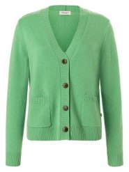 Maerz Muenchen Wełniany kardigan w kolorze zielonym rozmiar: 40. Zielone swetry Maerz Muenchen, bez wzorów, z wełny, bez ramiączek. Za 263.95 zł.