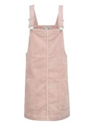 Eight2Nine Sukienka-ogrodniczka w kolorze jasnoróżowym rozmiar: XL. Różowe sukienki Eight2Nine, na co dzień, xl, bez wzorów, ze sztruksu, bez kołnierzyka, bez ramiączek, mini, proste. Za 96.14 zł.