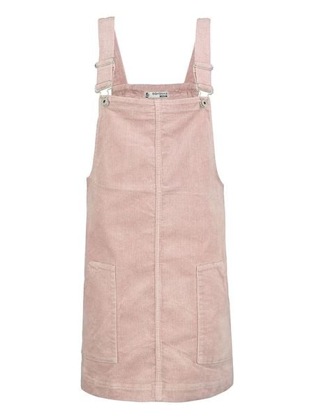 Eight2Nine Sukienka-ogrodniczka w kolorze jasnoróżowym rozmiar: XL. Różowe sukienki Eight2Nine, na co dzień, xl, bez wzorów, ze sztruksu, bez kołnierzyka, bez ramiączek, mini, proste. Za 113.99 zł.