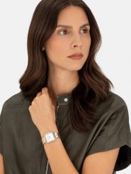 Liebeskind Zegarek kwarcowy w kolorze różowozłoto-białym rozmiar: onesize. Białe, analogowe zegarki Liebeskind, ze stali. Za 316.95 zł.