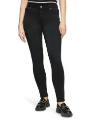 Betty Barclay Dżinsy - Slim fit - w kolorze czarnym rozmiar: 38. Czarne jeansy Betty Barclay, z aplikacjami, ze skóry, klasyczne, z podwyższonym stanem. Za 164.95 zł.